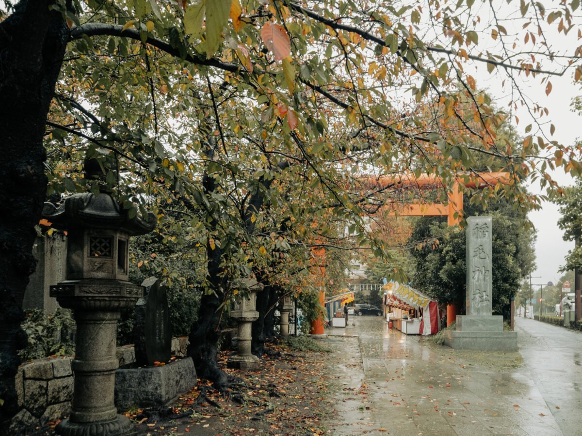 稲毛神社　酉の市の様子
