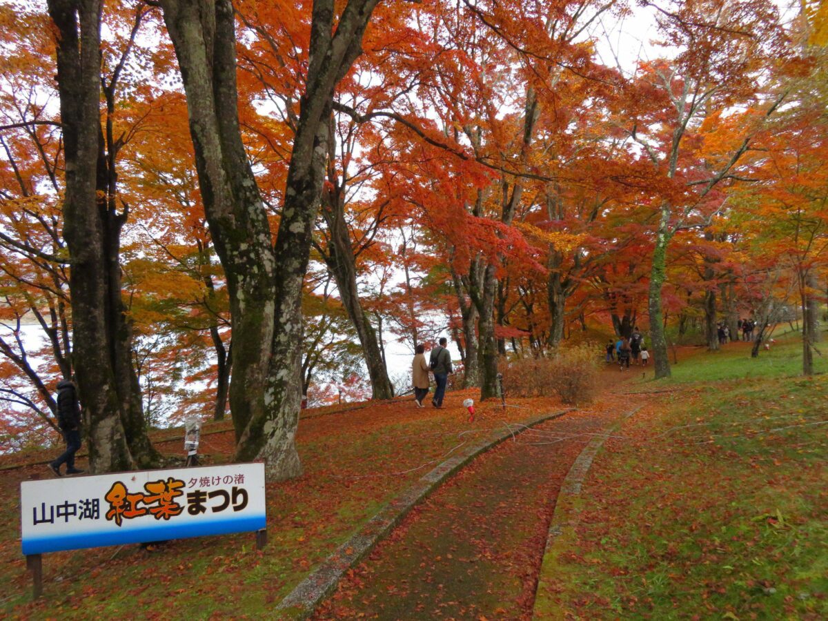 山中湖紅葉まつりが開催！多彩なイベントが企画される富士五湖の湖畔