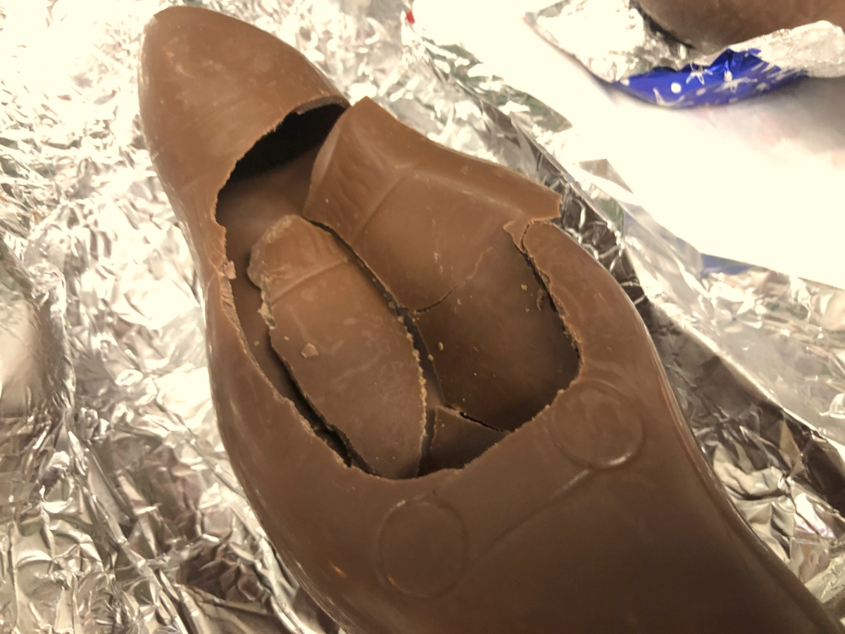 サンタのチョコ