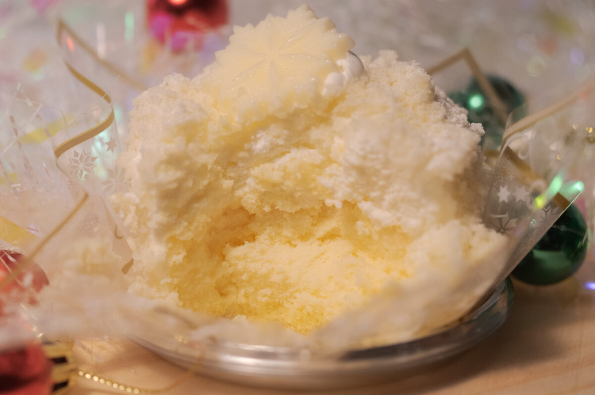 クリスマス雪降るダブルチーズケーキ(ミニ)