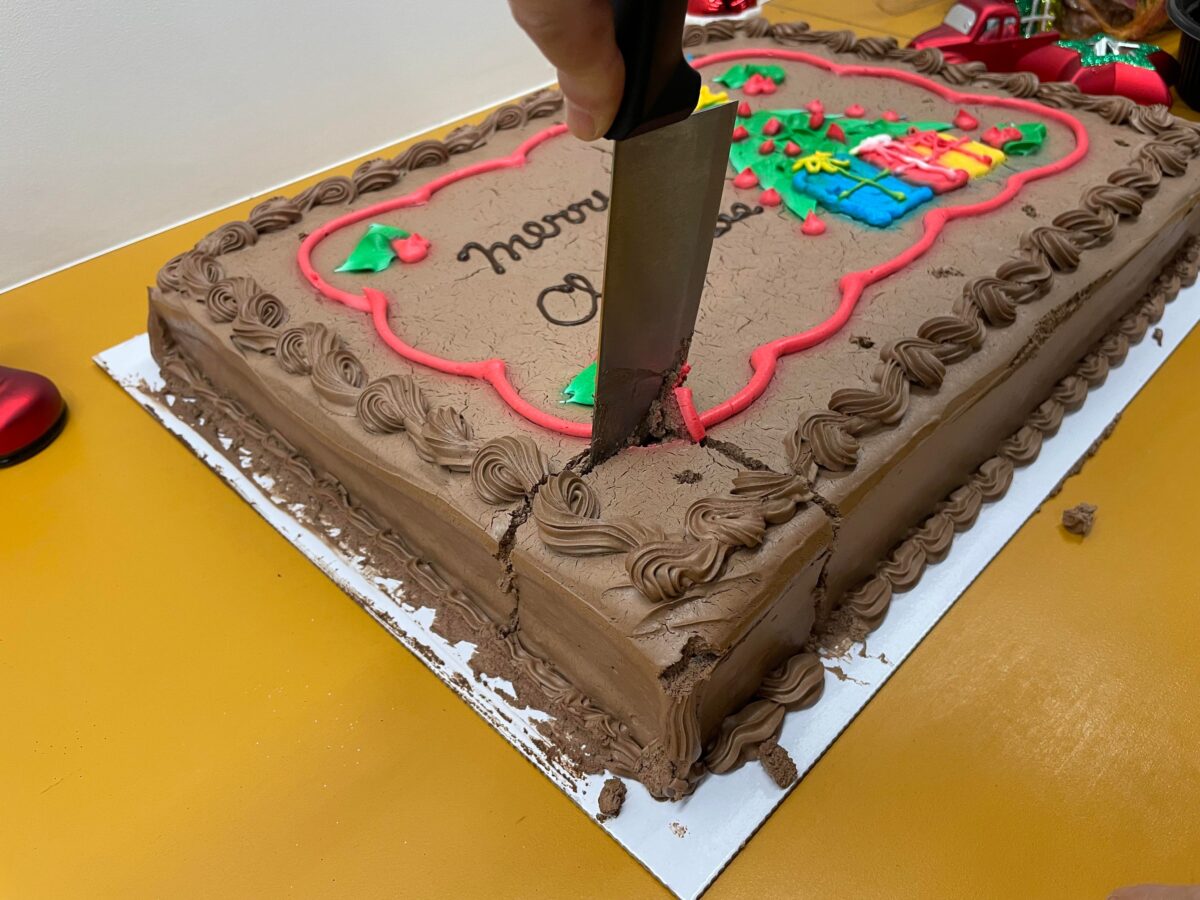 ハーフシートチョコレートケーキ