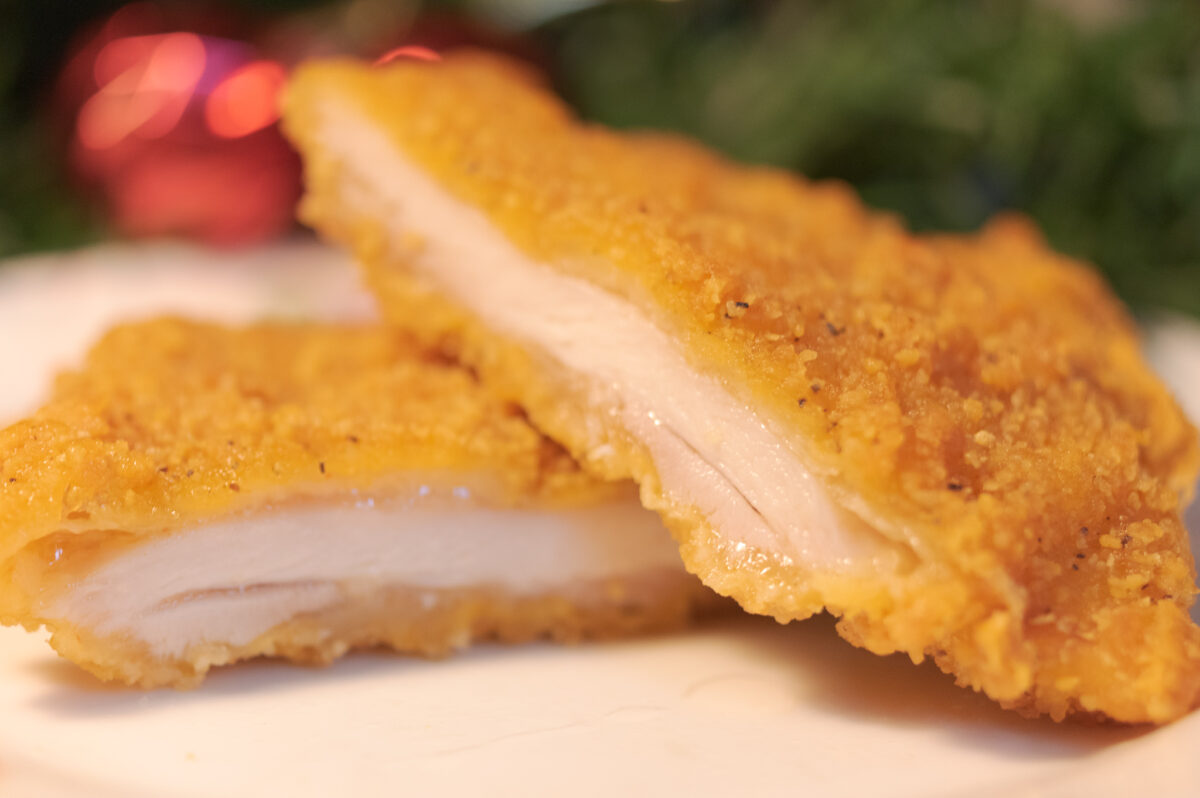 ファミチキの断面