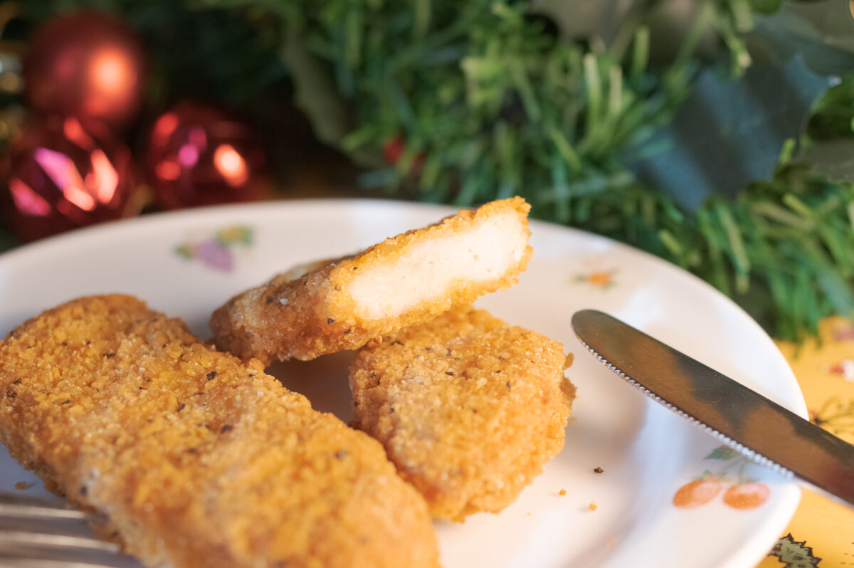 チキンテンダー断面