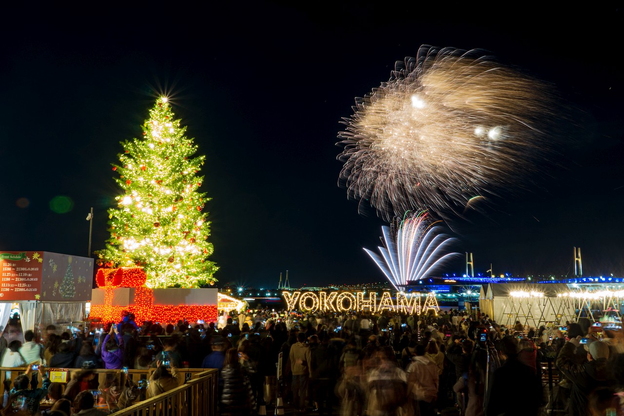 大さん橋の花火2