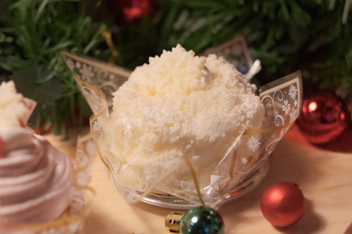 クリスマス雪降るダブルチーズケーキ(ミニ)