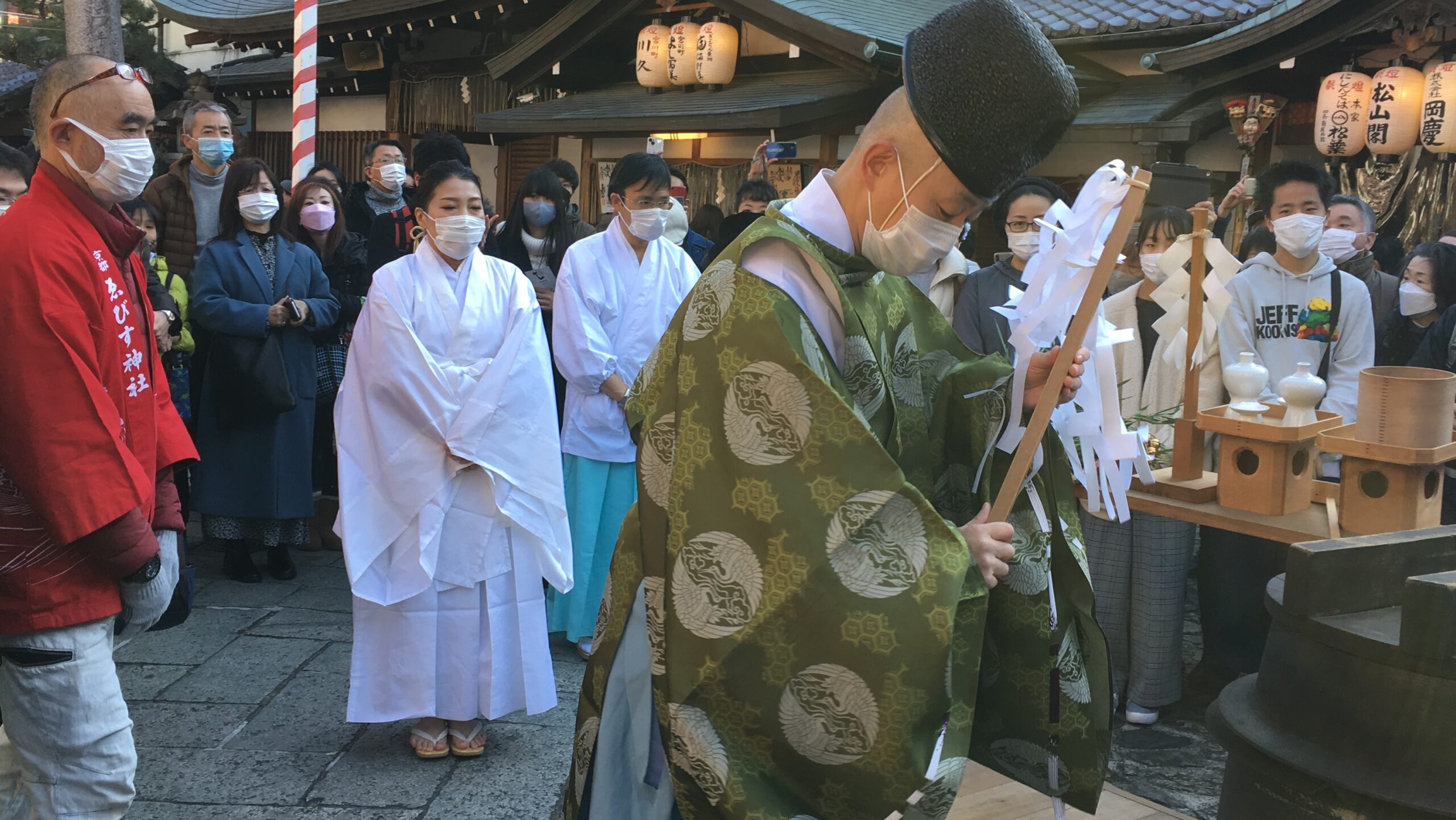 神主によるお祓い