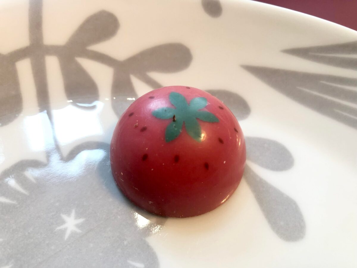 イチゴのチョコレート