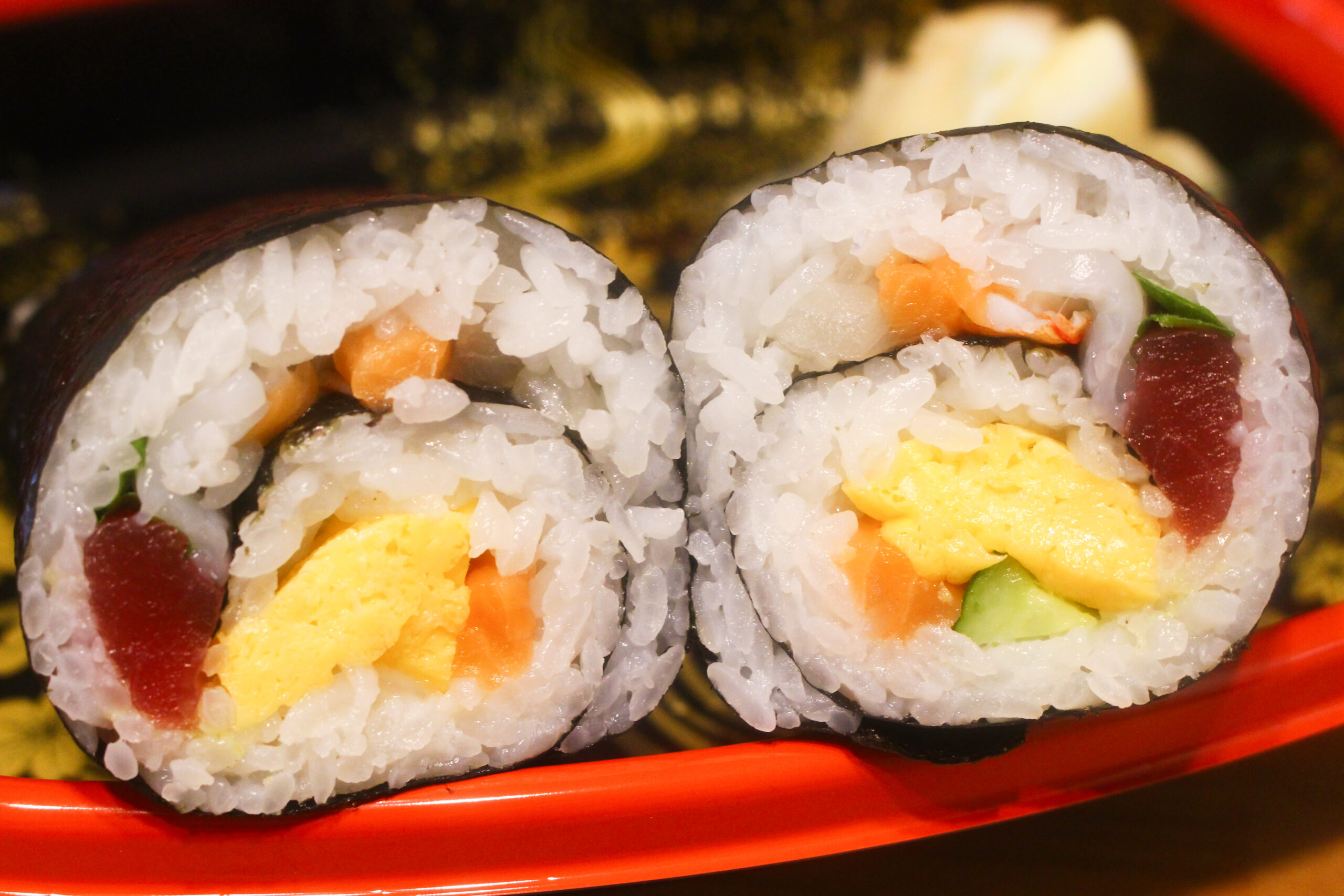 銀のさら恵方巻