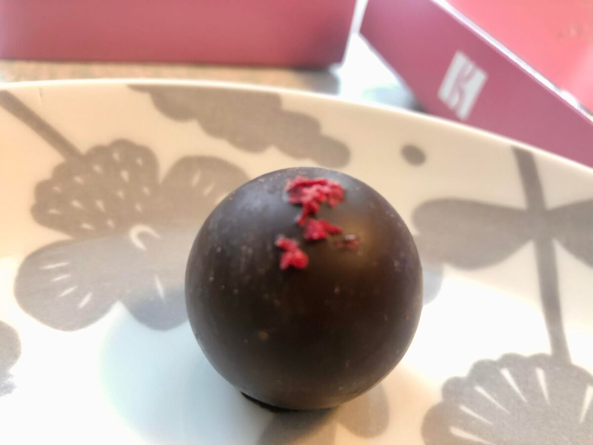 ブドウのチョコレート