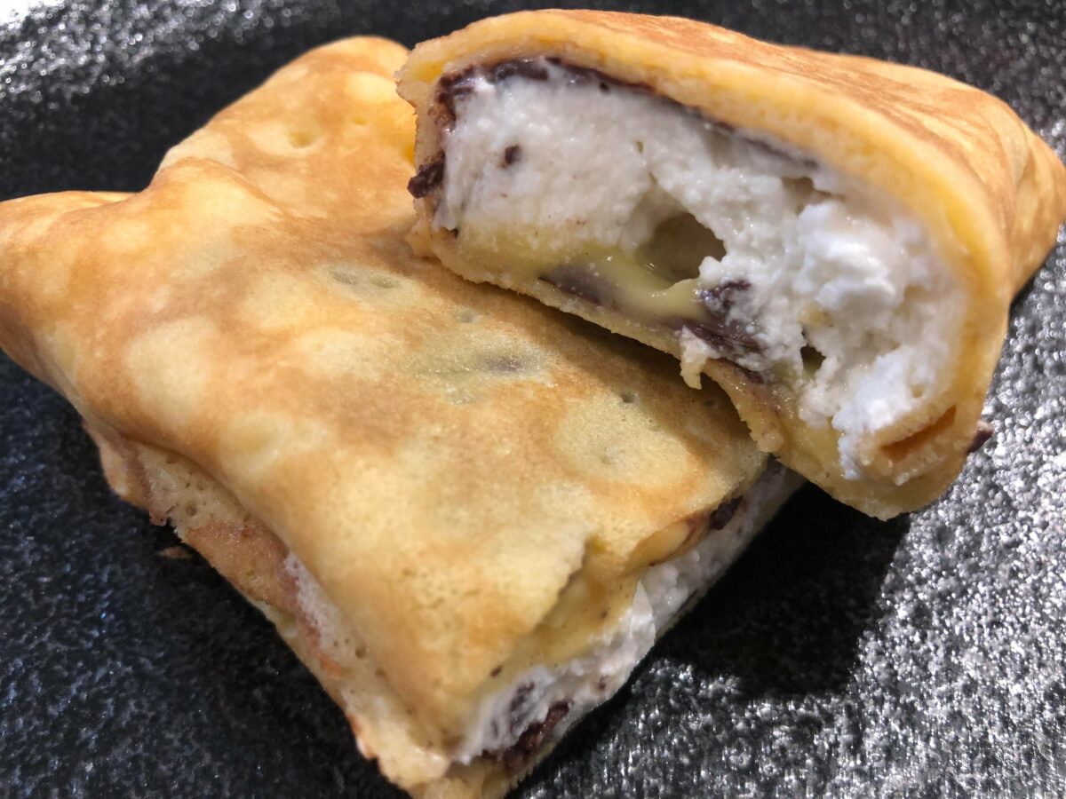 節分　チョコバナナクレープ