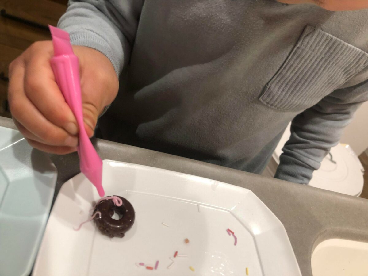 チョコレートにデコレーション