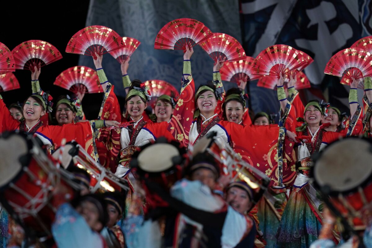 倭奏の演舞の様子