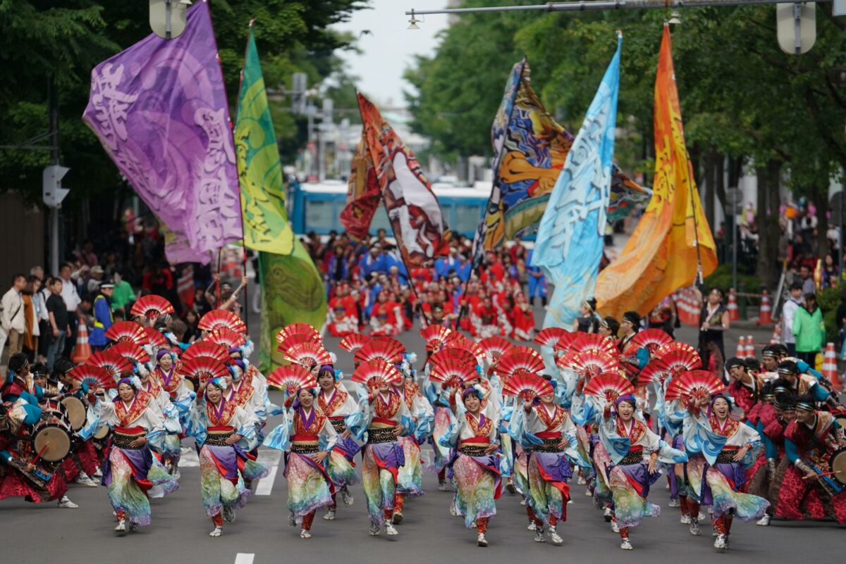 YOSAKOIソーラン祭りの様子