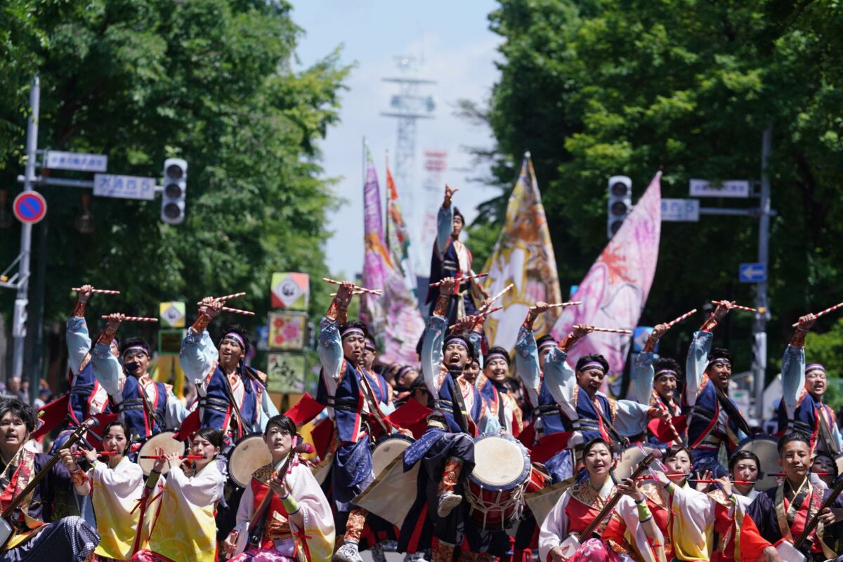 YOSAKOIソーラン祭りの様子