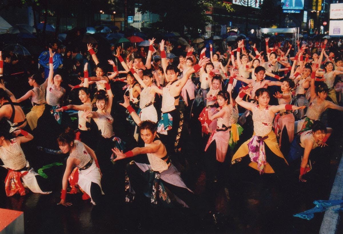 YOSAKOI祭りの初期の頃