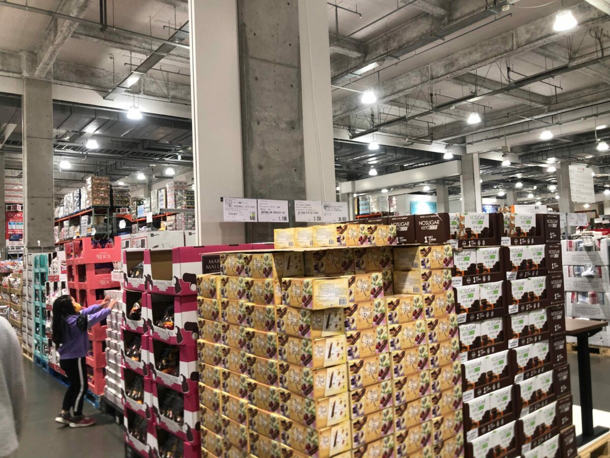 コストコの店内
