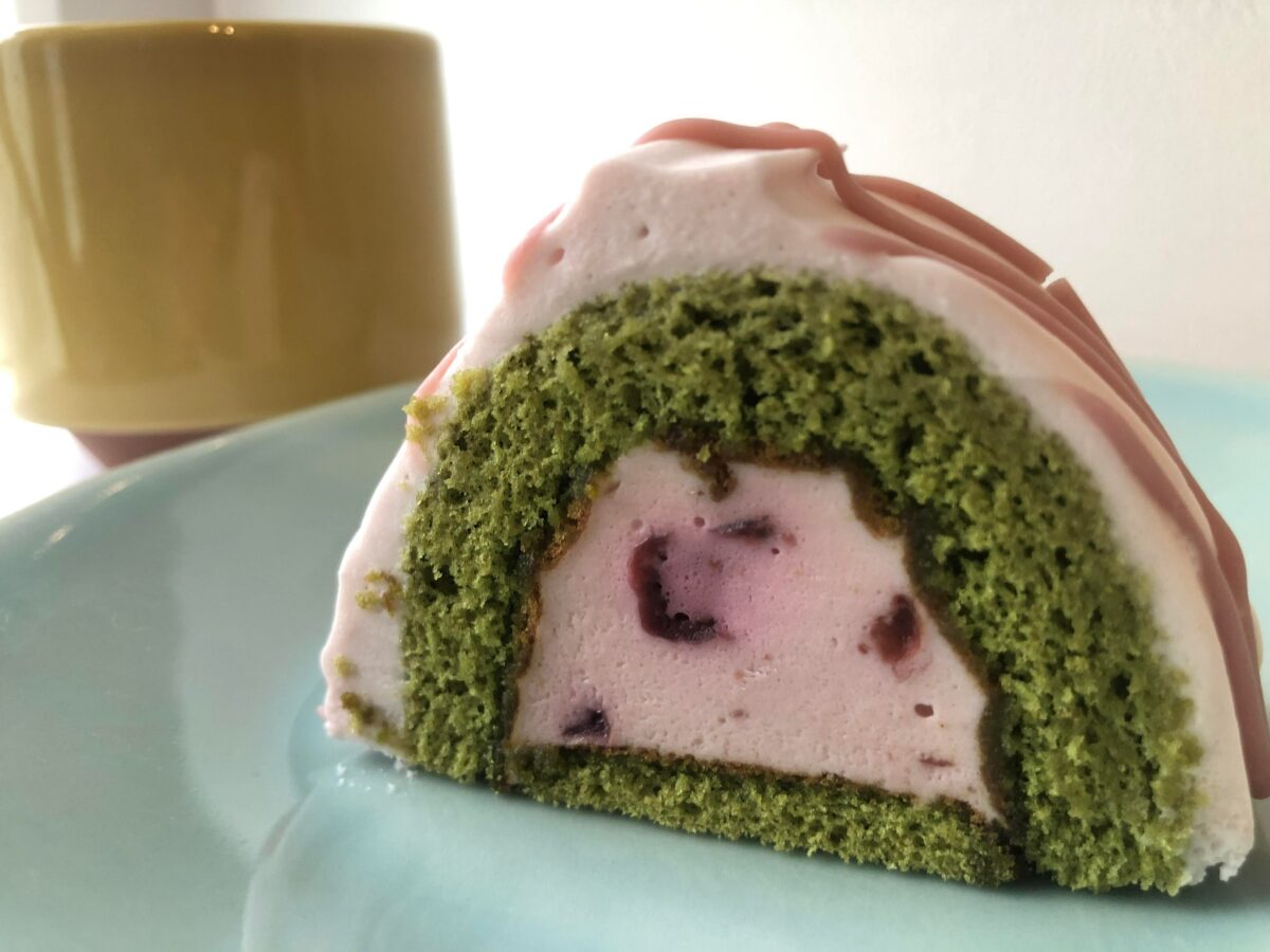 桜のチーズケーキ