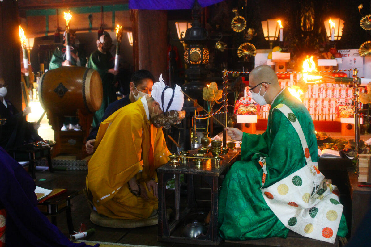 宝積寺大厄除追儺式2022！赤・緑・黄の鬼、七福神が登場する京都の春のお祭り
