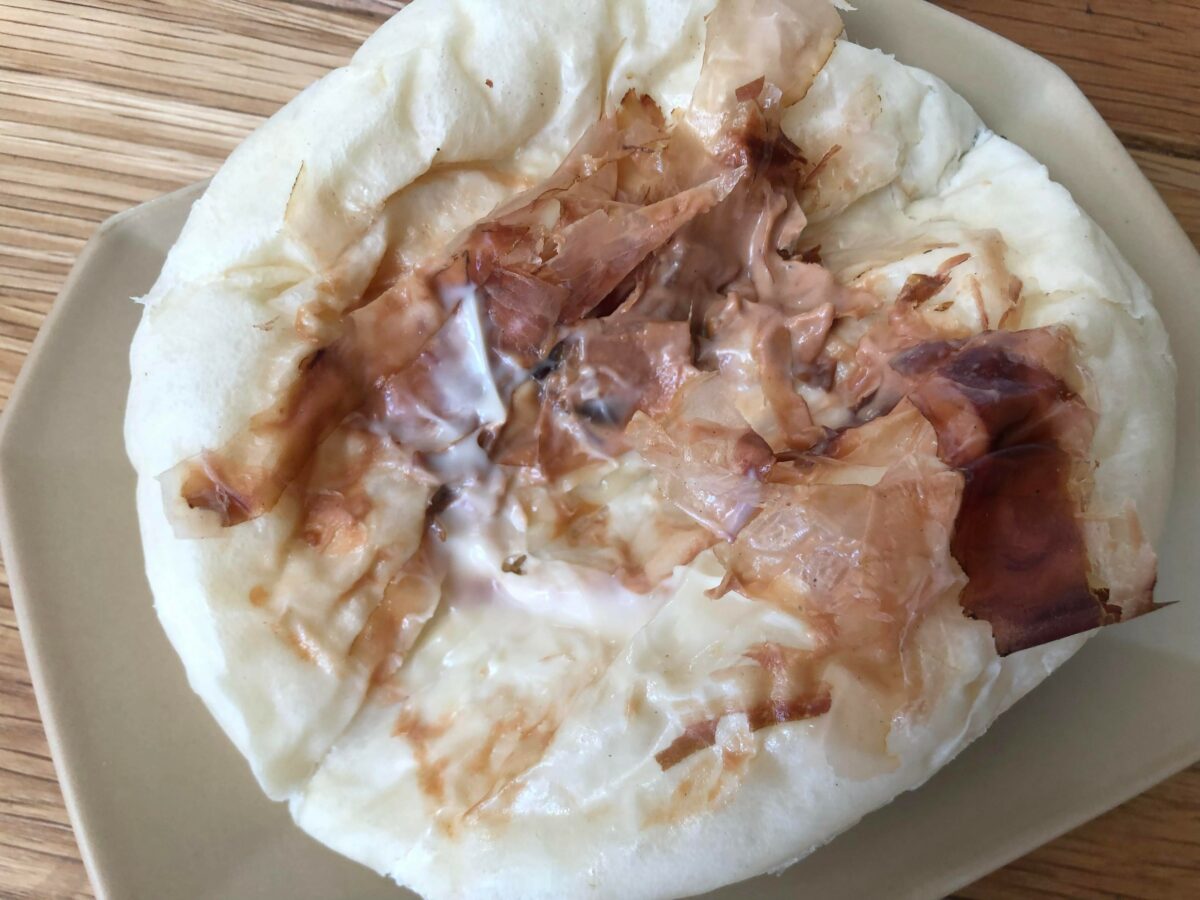 ネギパン　開いたところ