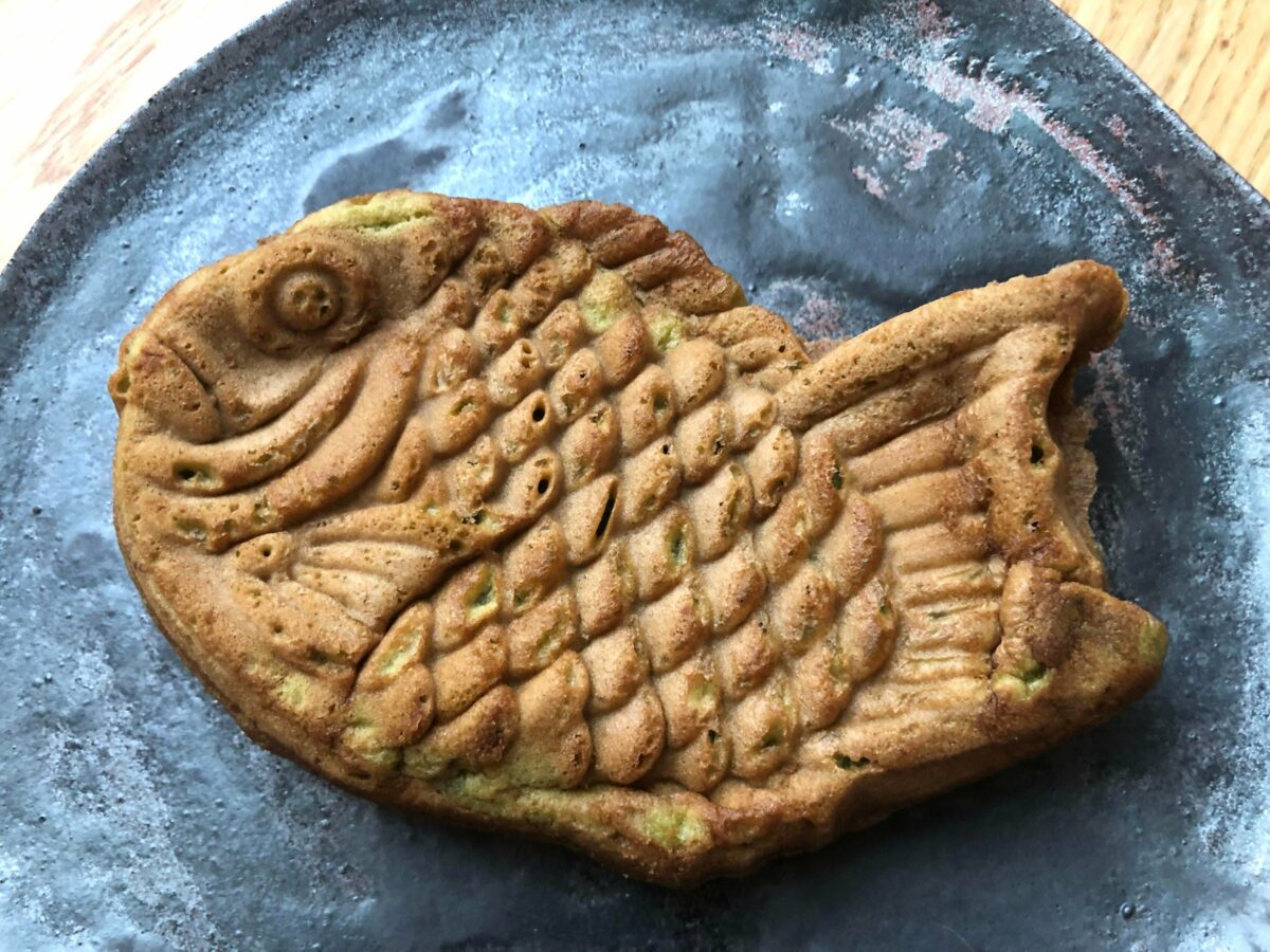 抹茶クリームたい焼き