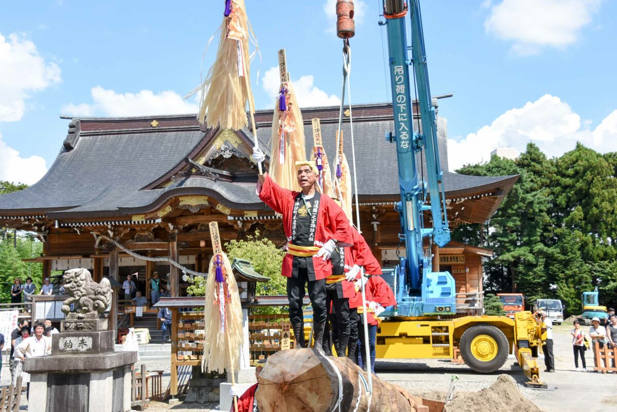 諏訪神社（新潟県）の「新発田御柱祭」が4度目の開催へ　6年に1度