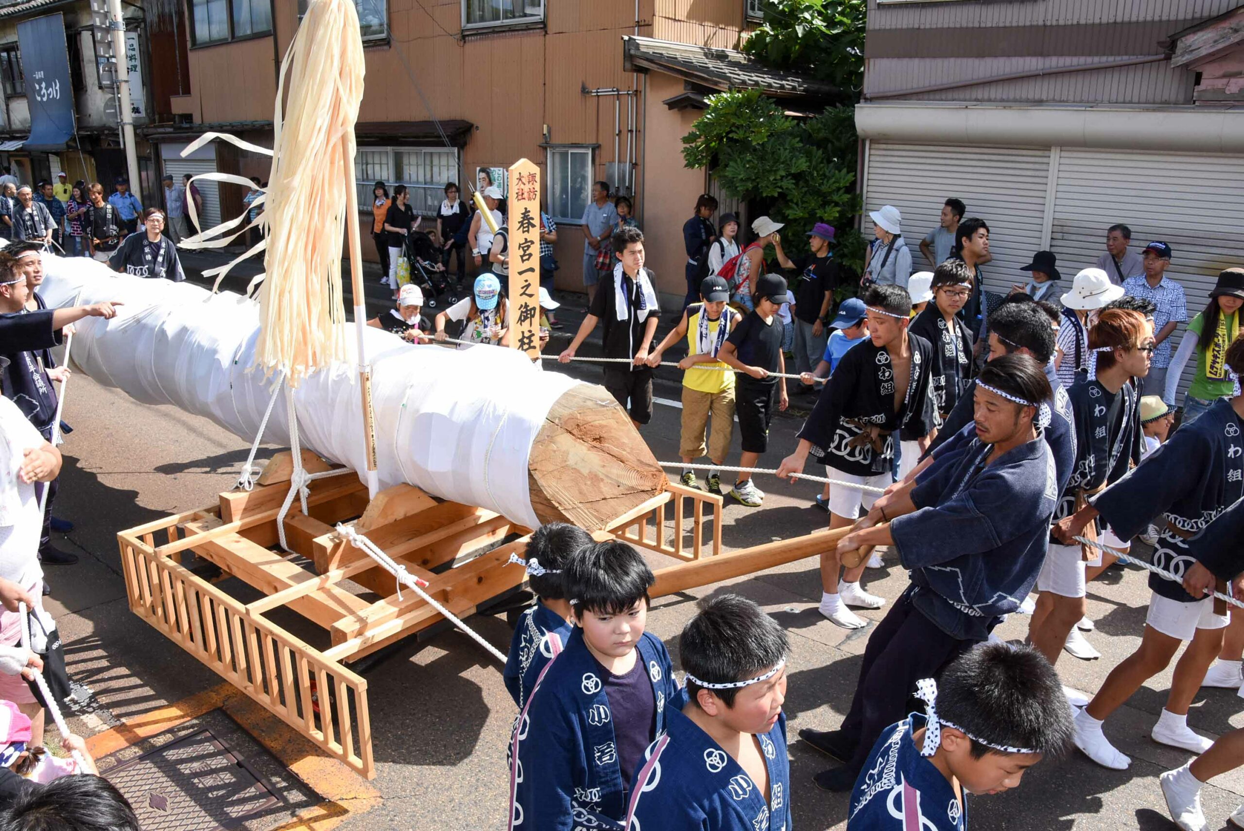 諏訪神社（新潟県）の「新発田御柱祭」が4度目の開催へ 6年に1度