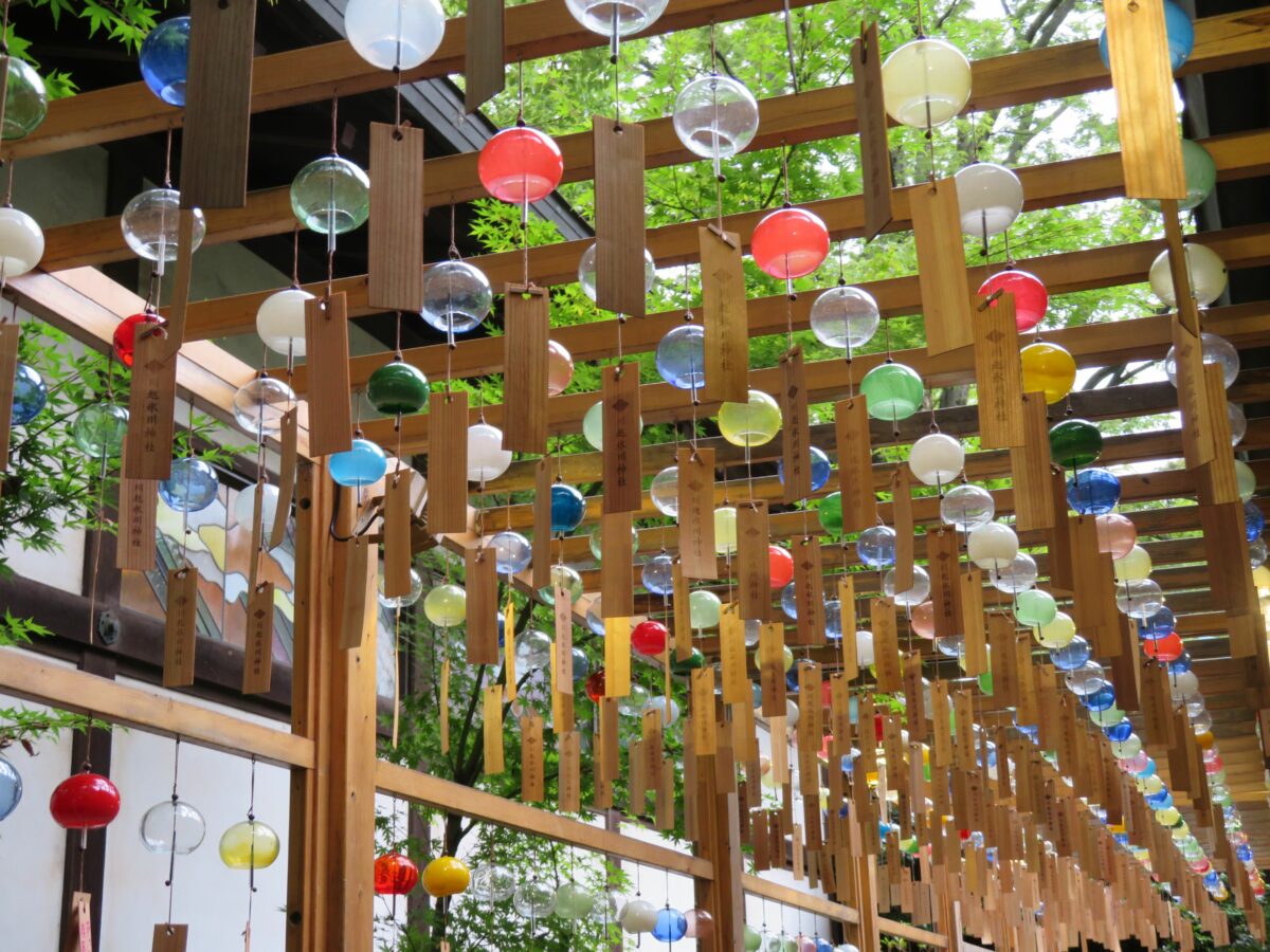 川越氷川神社の縁結び風鈴