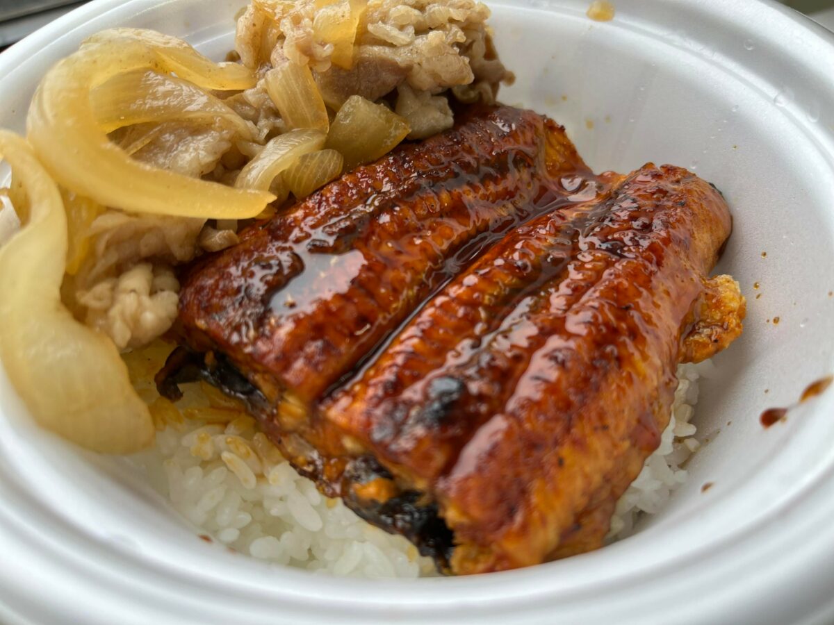 追いタレをしたうな丼