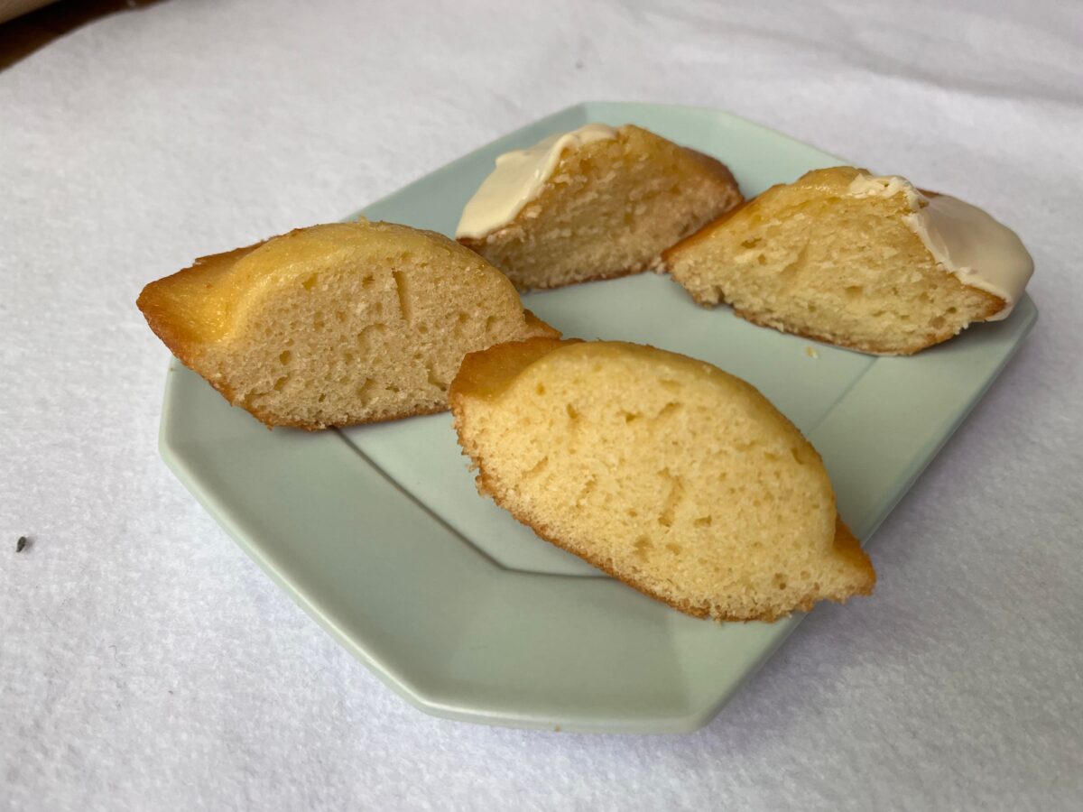 マドレーヌ 断面