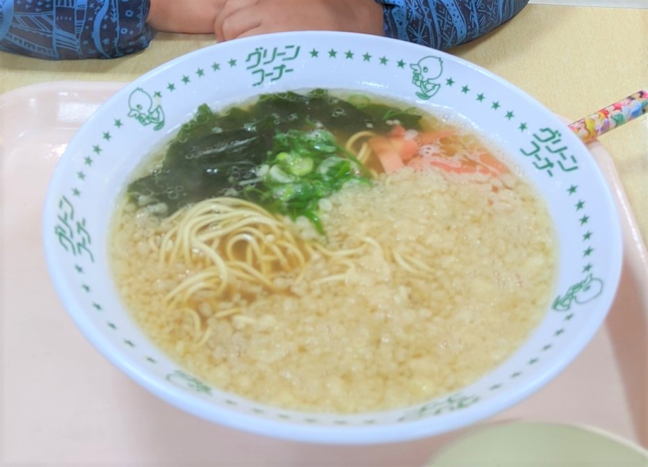 天かけラーメン