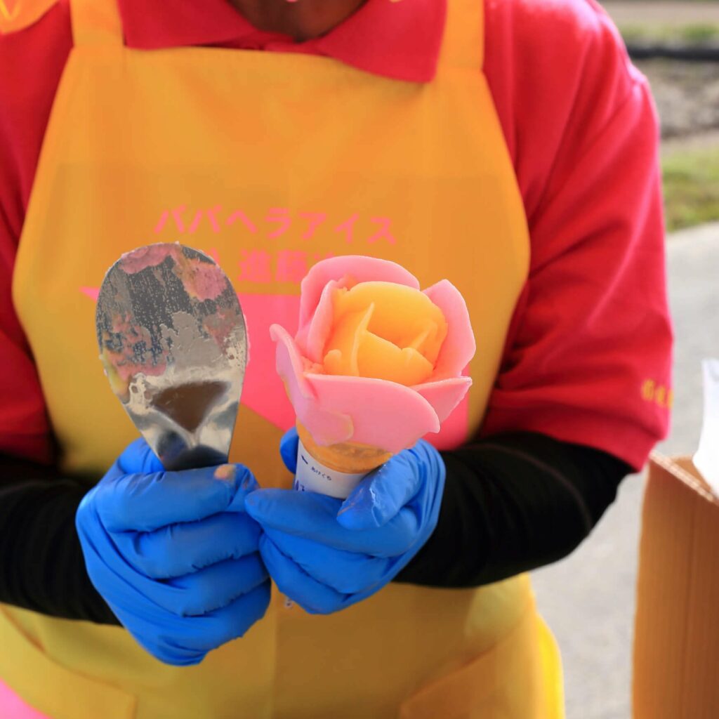 ババヘラアイス