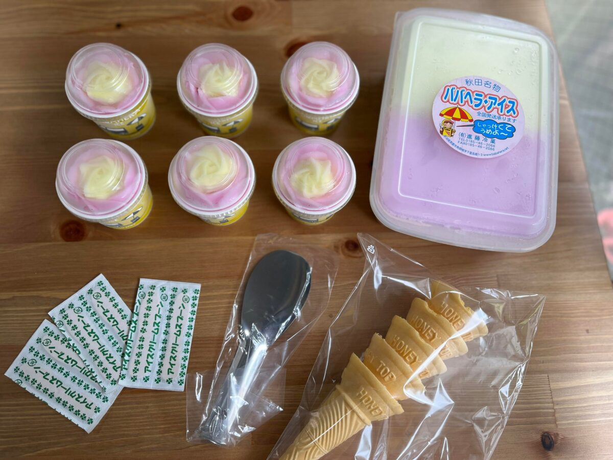 ババヘラアイスセット