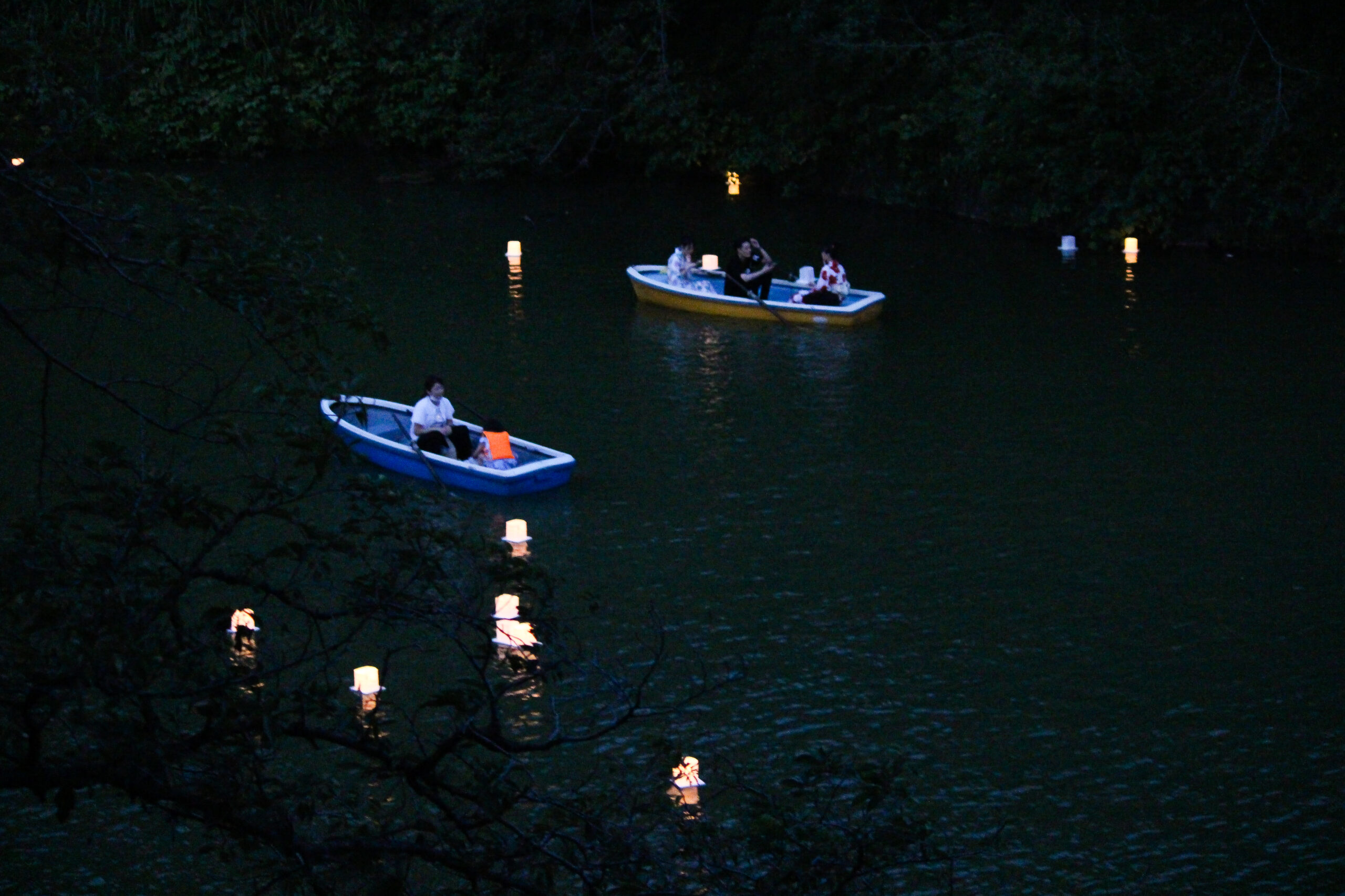 千鳥ヶ淵灯ろう流し