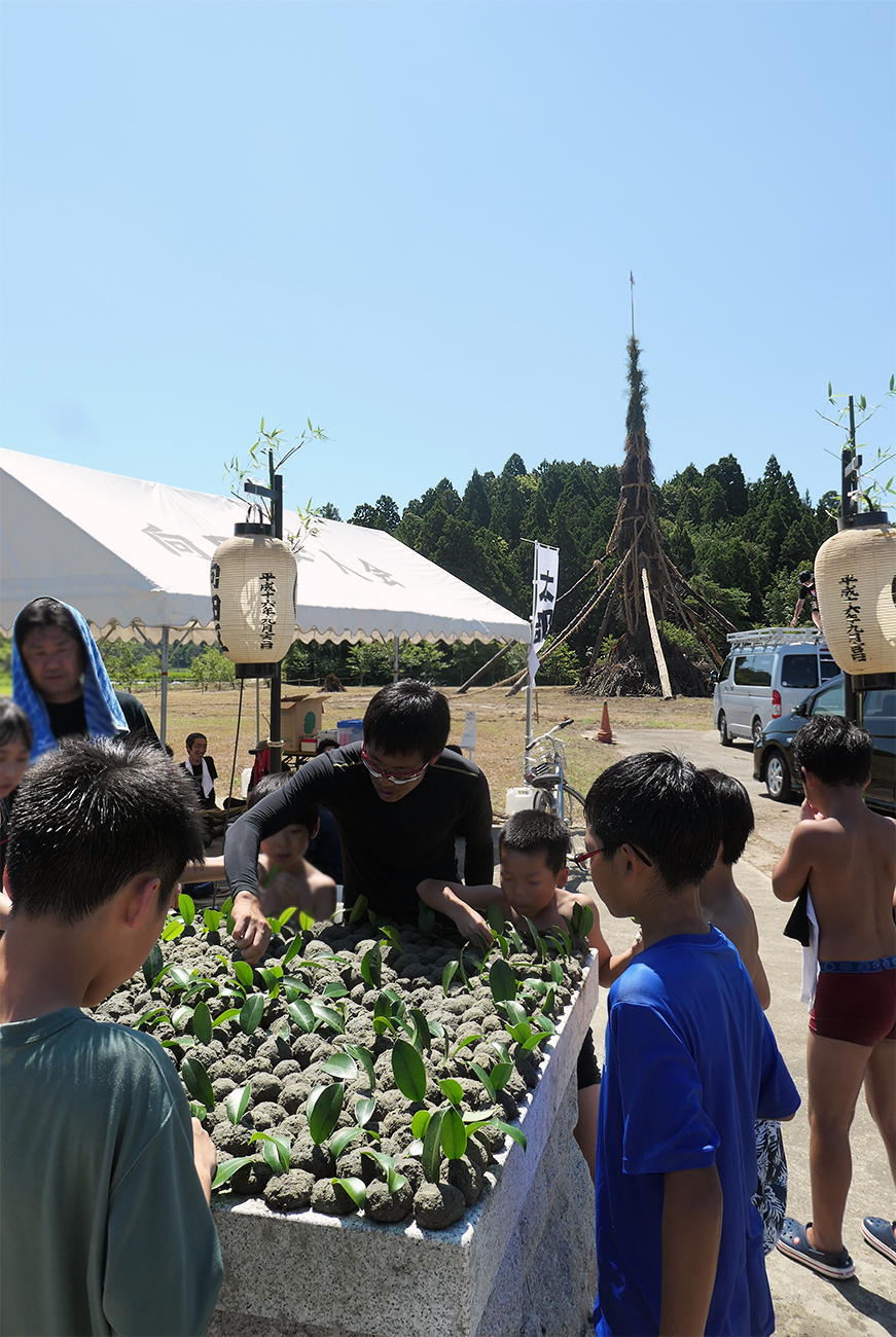能登島向田の火祭