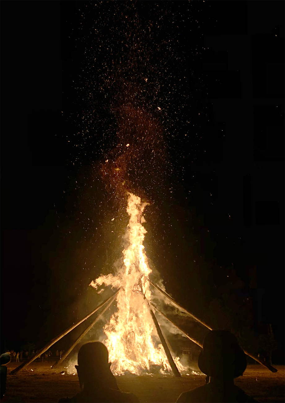 能登島向田の火祭