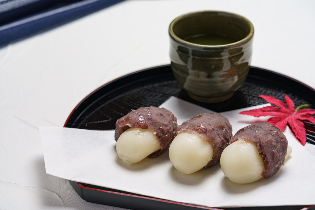 関西の月見だんご