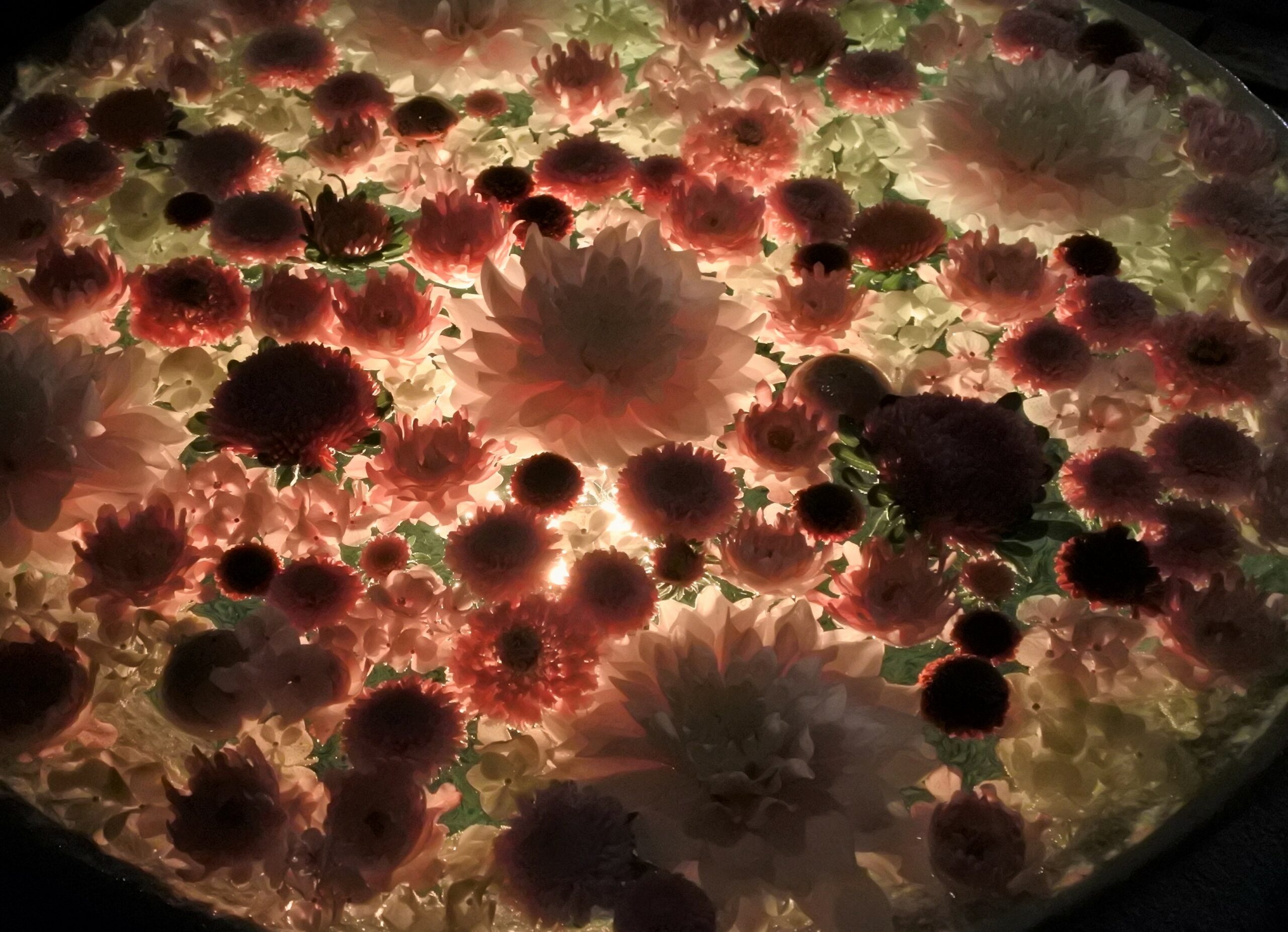 行田八幡神社、花手水