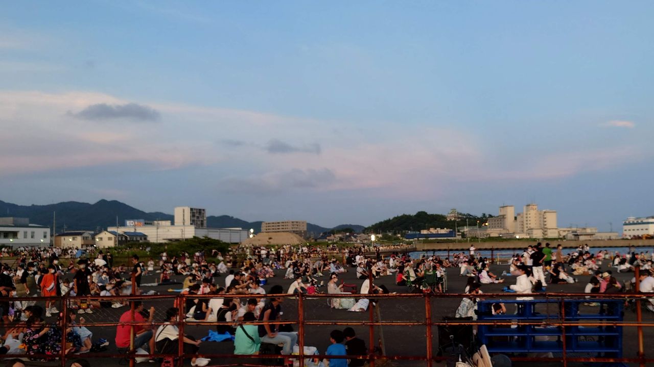 埠頭の無料エリア