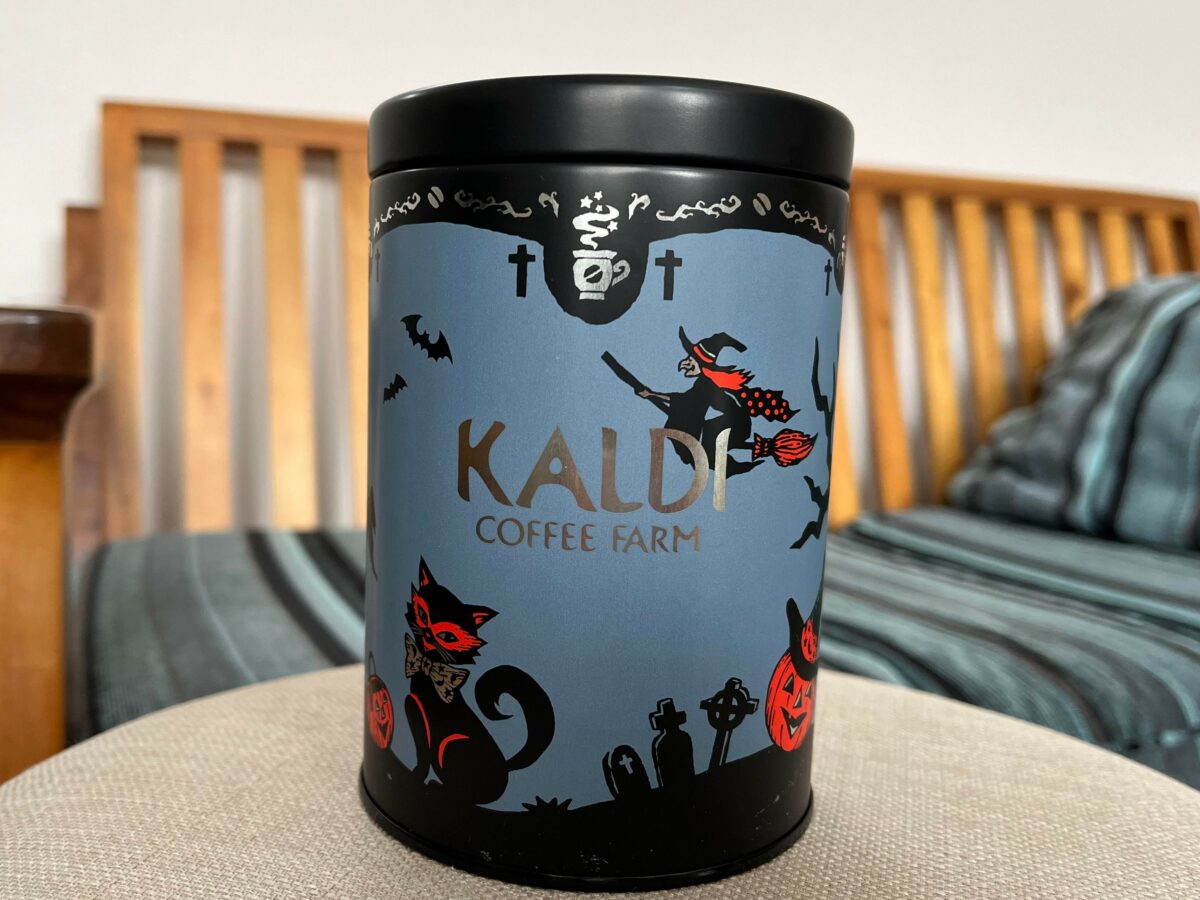 ハロウィン カルディのキャニスター缶