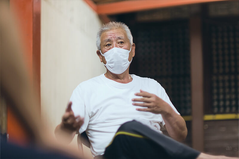 仲 世津男（なかせつお） 1956年生まれ。 山内神楽講講長