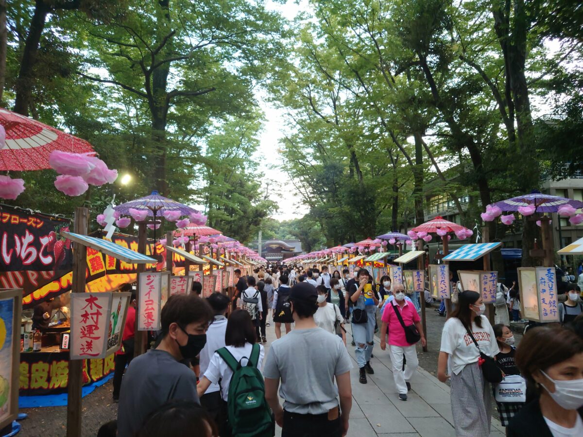 くり祭　露店の様子