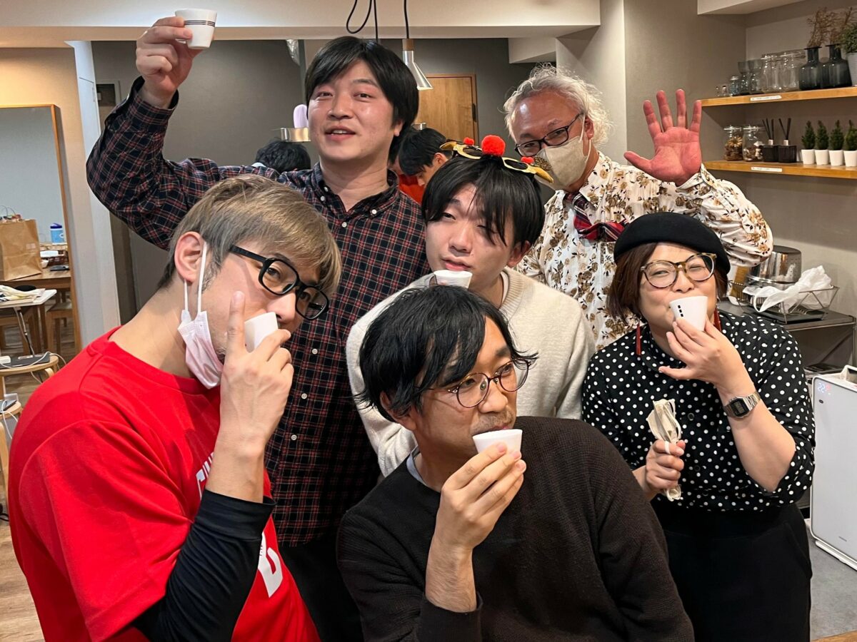 おとそ飲んでるところ