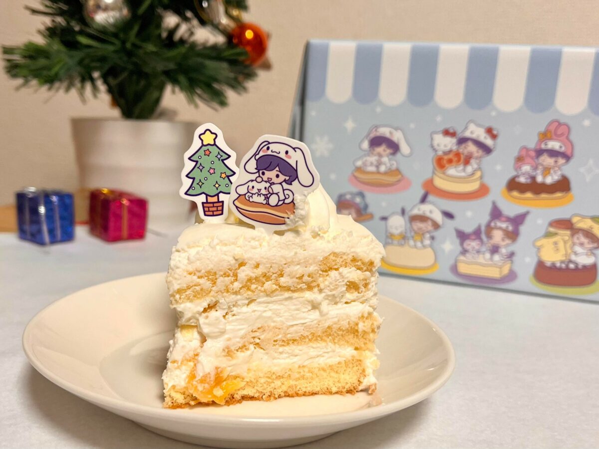 1/7カットしたケーキ