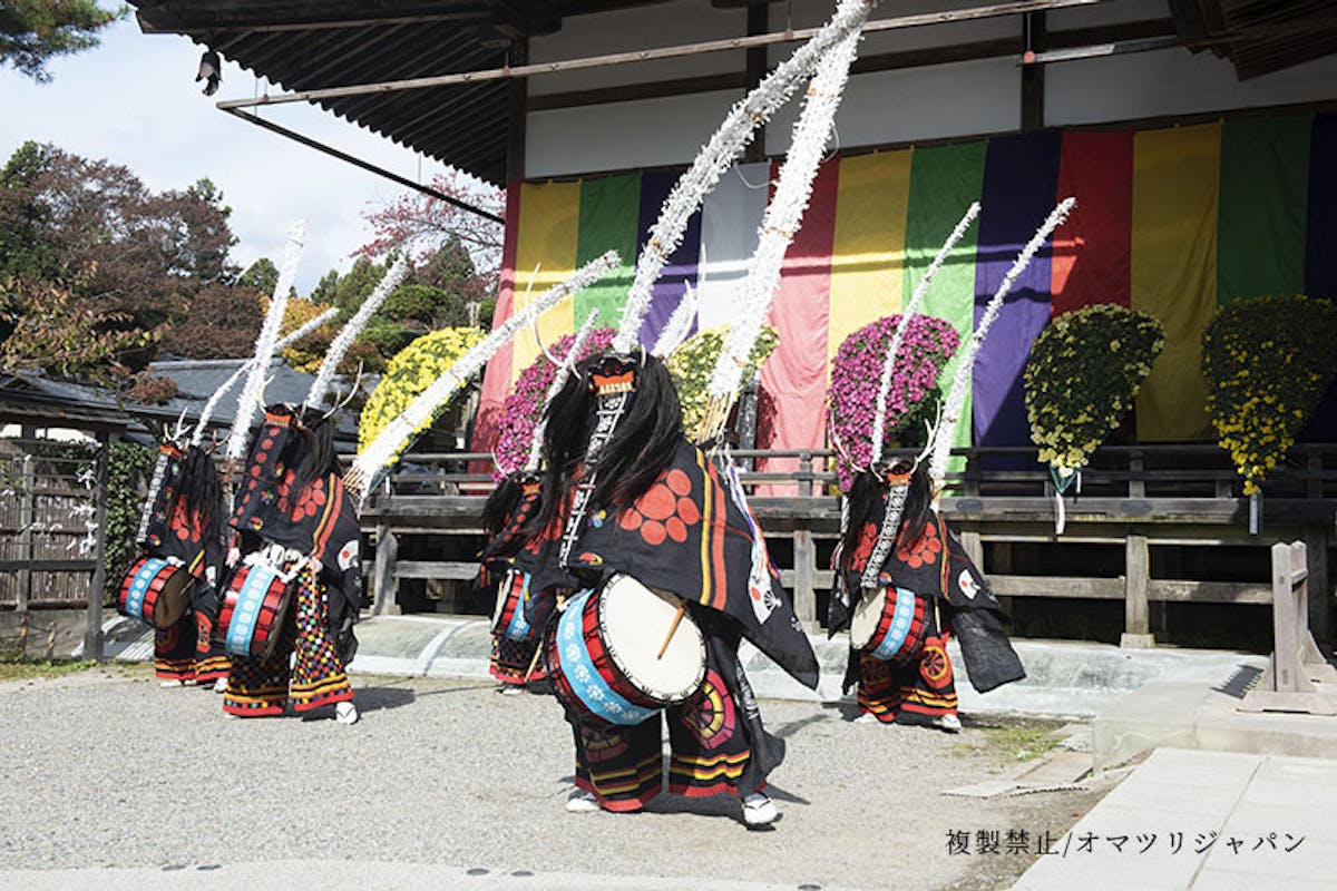 額装複製画「岩手の郷土芸能 鬼剣舞」 | くりのき画廊