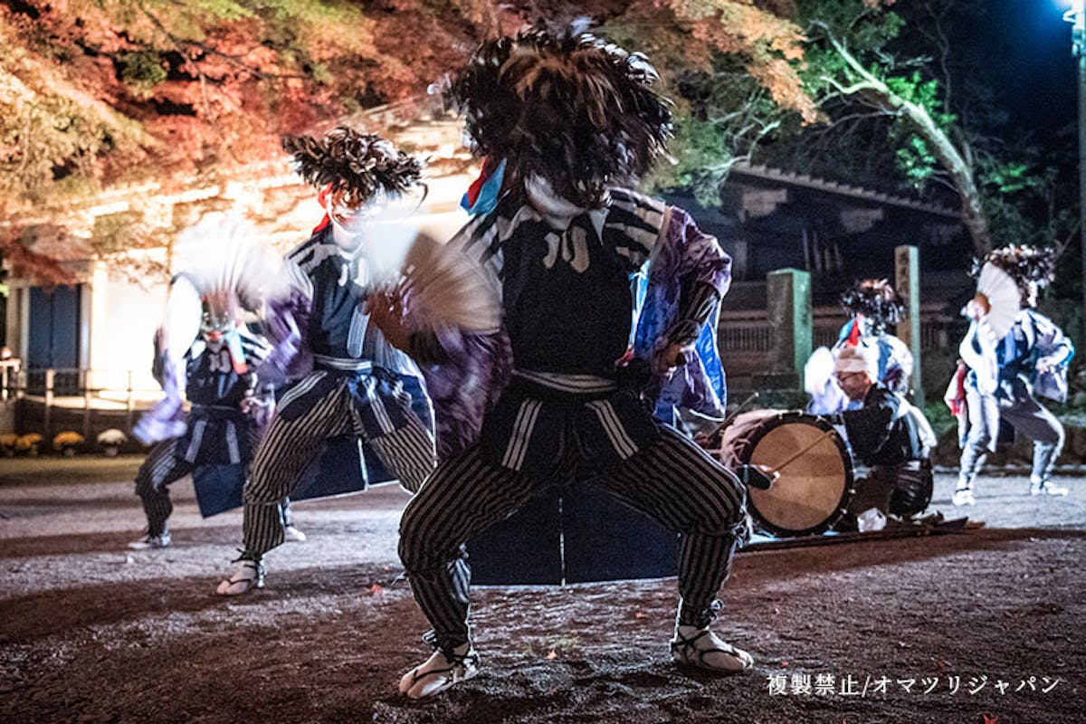 額装複製画「岩手の郷土芸能 鬼剣舞」 | くりのき画廊