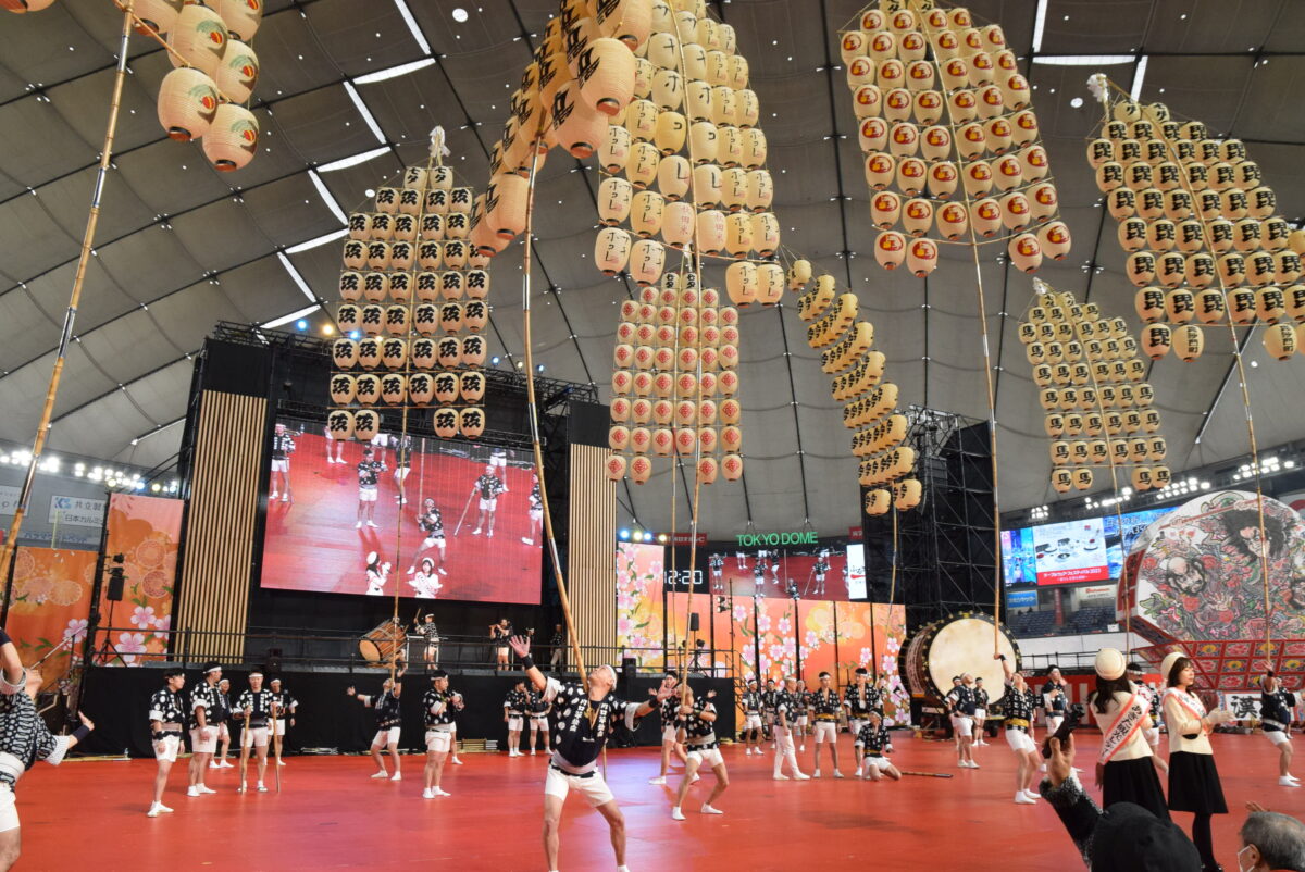 ふるさと祭り東京2023に「秋田竿燈まつり」が登場！妙技の数々を写真でレポート！