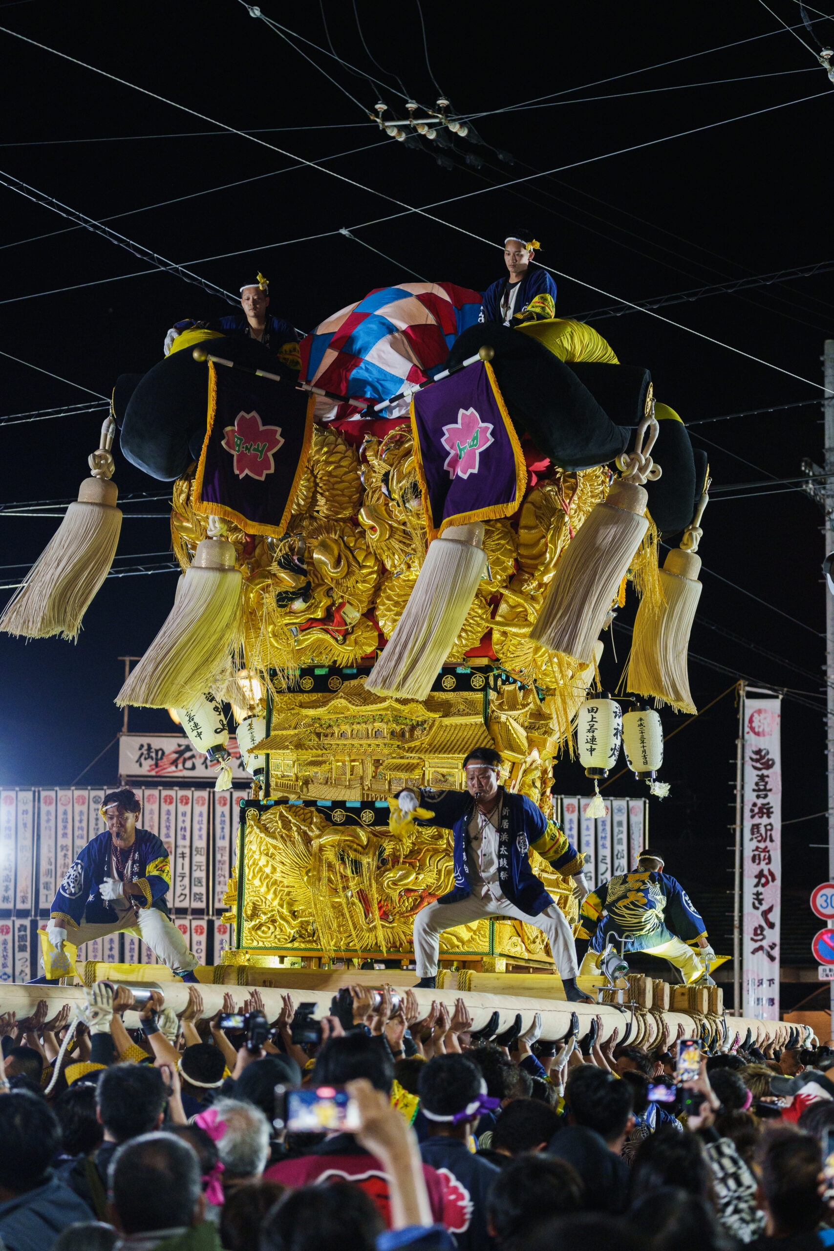 新居浜太鼓祭り先代澤津太鼓台のふとん締め額 - 置物