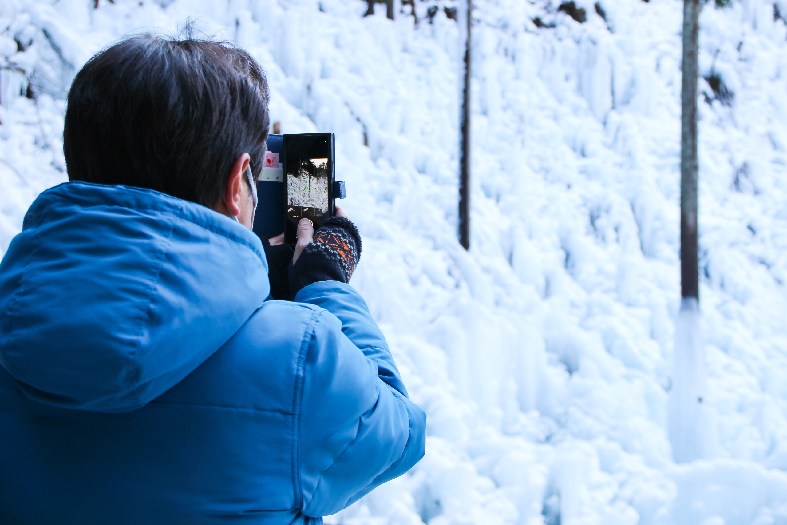 あしがくぼの氷柱