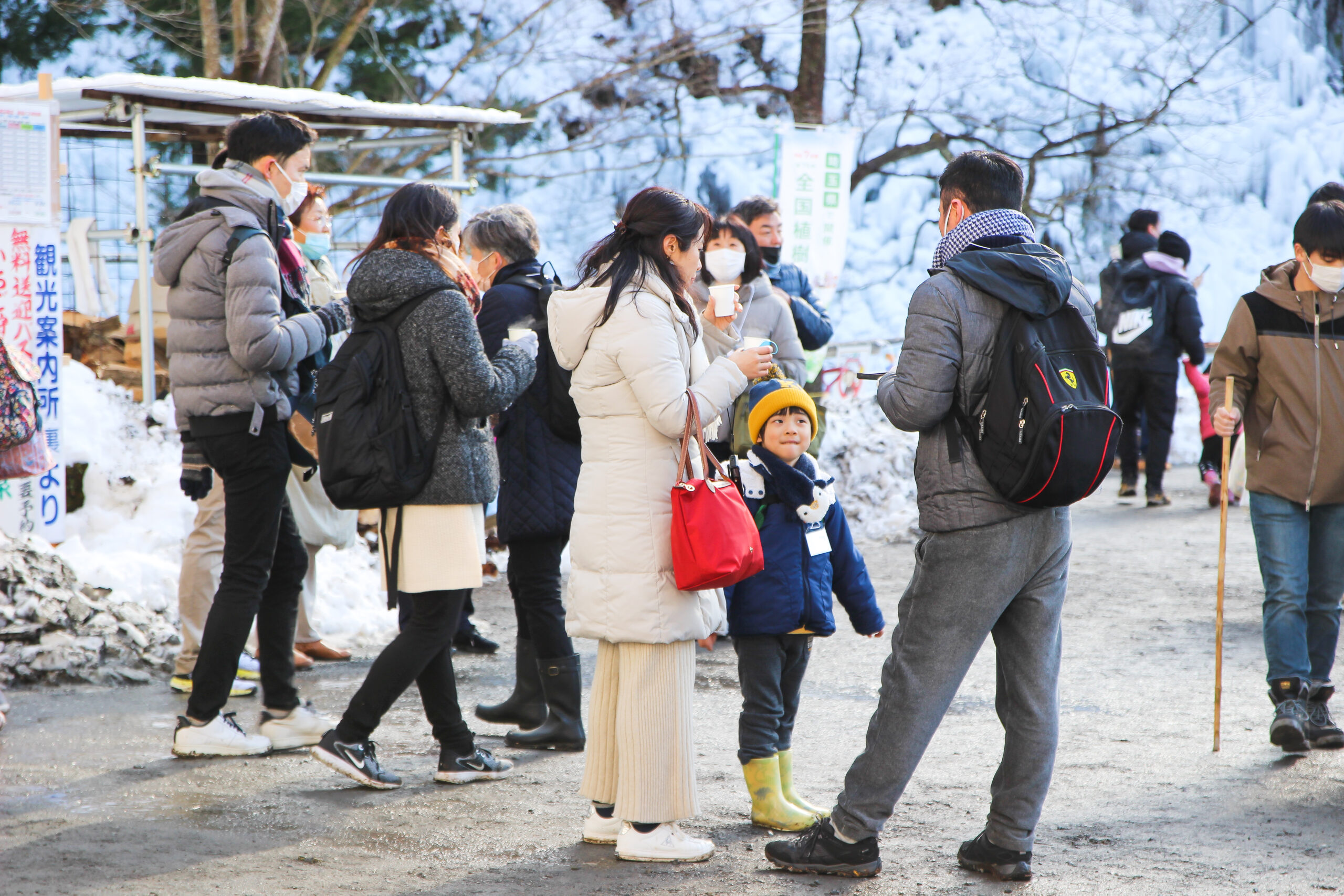あしがくぼの氷柱