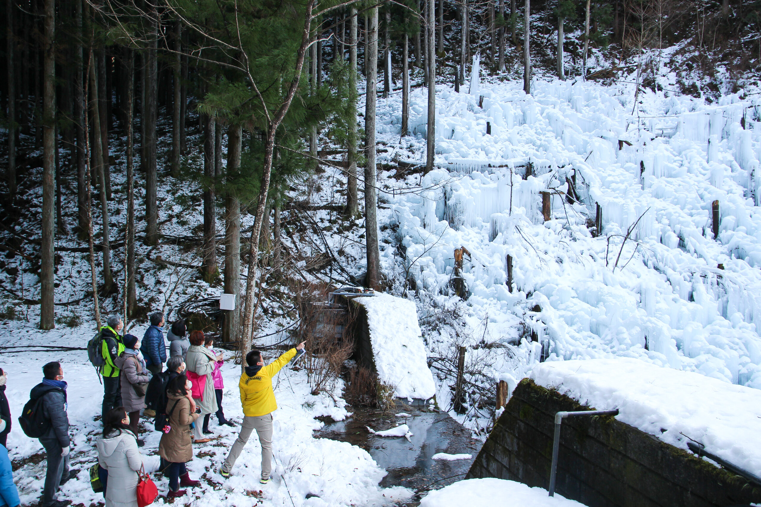 あしがくぼの氷柱